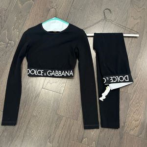 Dolce & Gabbana two piece cotton set.